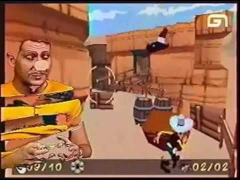 Illustration vidéo de Lucky Luke : La Fièvre de l'ouest sur PS One