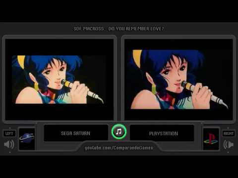 Scène de jeu de Macross: Do You Remember Love? sur PS One