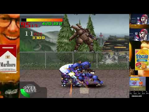 Scène de jeu de Mad Stalker: Full Metal Force sur PS One