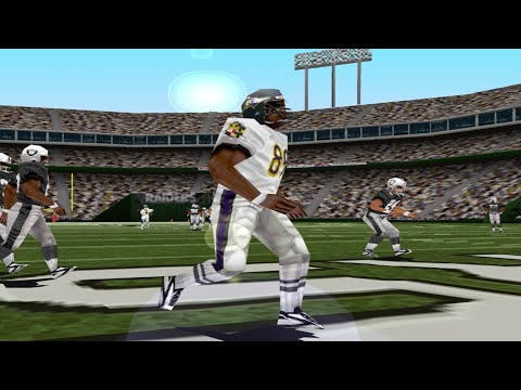 Scène de jeu de Madden NFL 2001 sur PS One