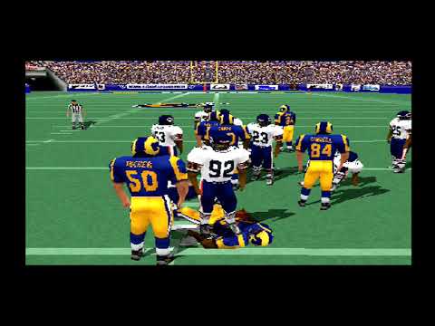 Scène de jeu de Madden NFL 99 sur PS One