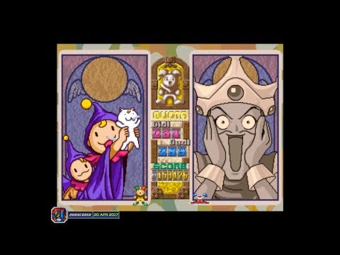 Scène de jeu de Magical Drop III: Yokubari Tokudaigou! sur PS One