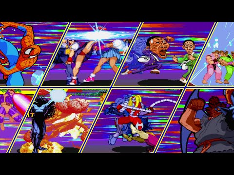 Marvel Super Heroes vs. Street Fighter sur Playstation