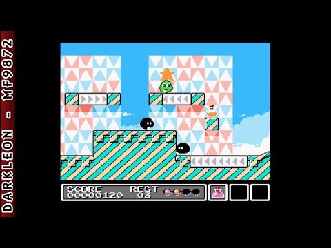 Scène de jeu de Memorial * Series: Sunsoft Vol. 6: Battle Formula / Gimmick! sur PS One