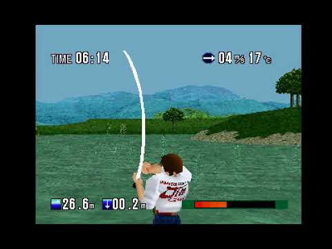 Scène de jeu de Miracle Jim no Bassing Beat sur PS One