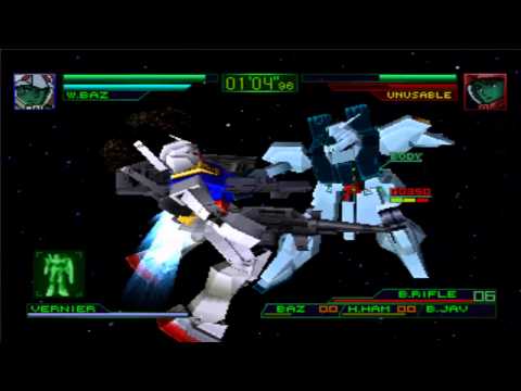 Capture de Mobile Suit Gundam sur PS One