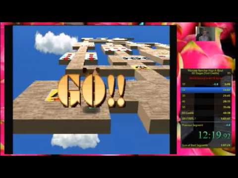 Scène de jeu de Monster Rancher Hop-A-Bout sur PS One