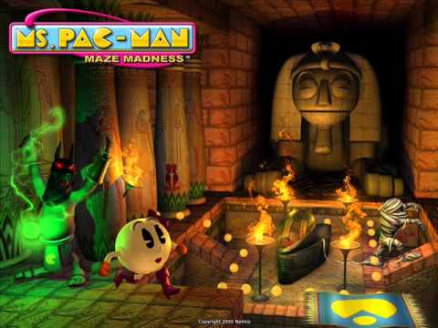 Screen de Ms. Pac-Man Maze Madness sur PS One
