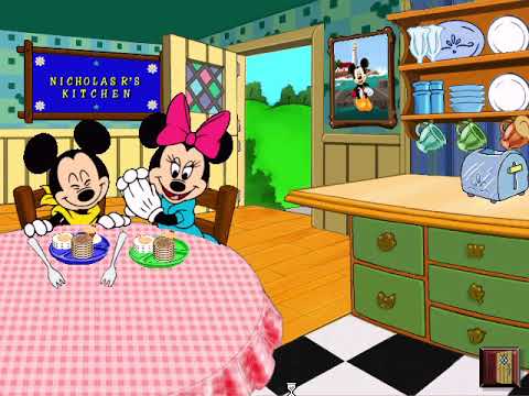 Scène de jeu de My Disney Kitchen sur PS One