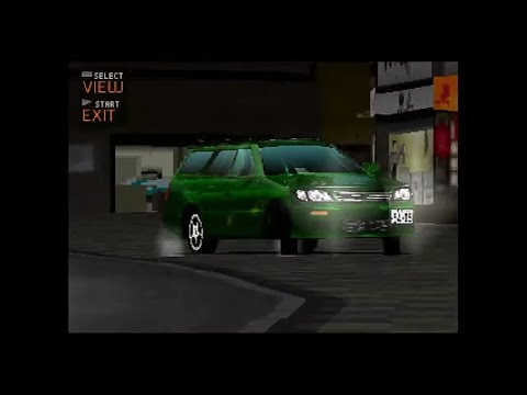 Scène de jeu de Naniwa Wangan Battle sur PS One