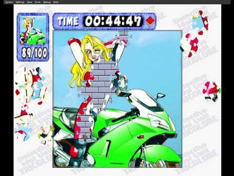 Scène de jeu de Nantettantei Idol: The Jigsaw Puzzle sur PS One