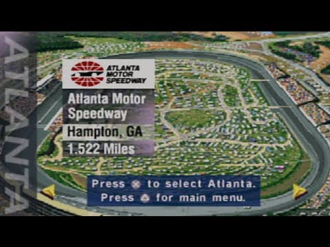 Scène de jeu de NASCAR Racing sur PS One
