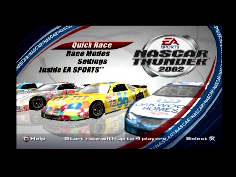 Scène de jeu de NASCAR Thunder 2002 sur PS One