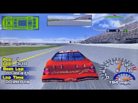 Scène de jeu de NASCAR Thunder 2003 sur PS One