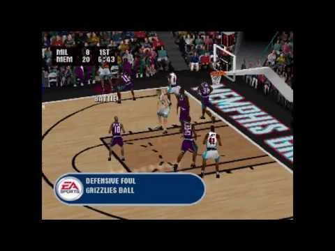 Screen de NBA Live 2002 sur PS One