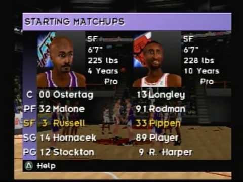 NBA Live 98 sur Playstation