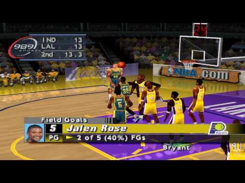 Capture de NBA ShootOut 2001 sur PS One