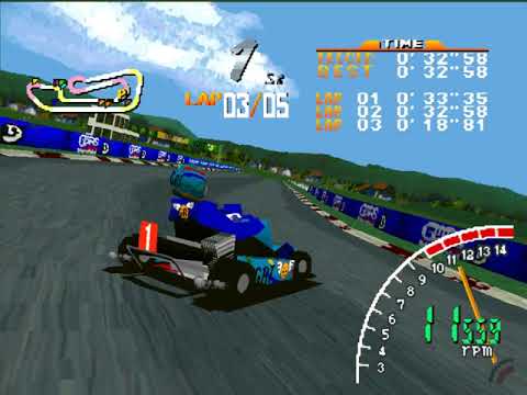 Screen de Ayrton Senna Kart Duel Special sur PS One