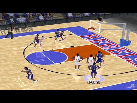 Scène de jeu de NCAA Final Four 99 sur PS One
