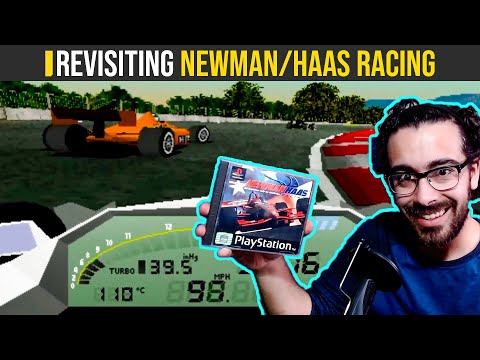 Scène de jeu de Newman/Haas Racing sur PS One