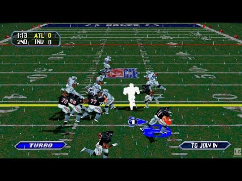 Scène de jeu de NFL Blitz sur PS One