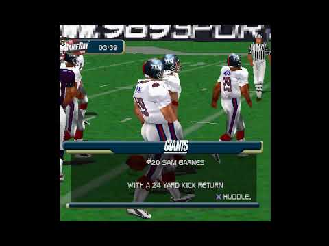 Screen de NFL GameDay 2002 sur PS One