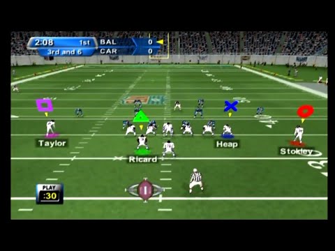 Scène de jeu de NFL GameDay 2003 sur PS One