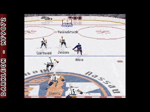 Scène de jeu de NHL FaceOff 2001 sur PS One