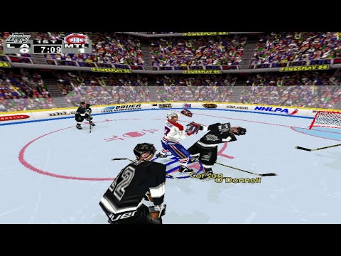 Capture de NHL PowerPlay 98 sur PS One