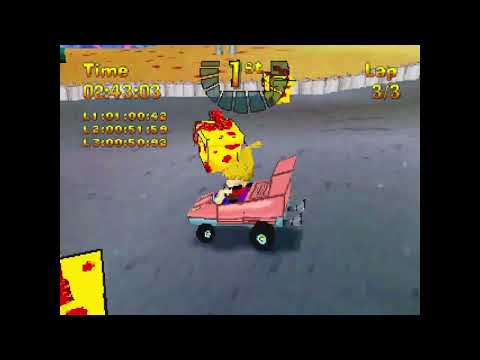Screen de Nicktoons Racing sur PS One