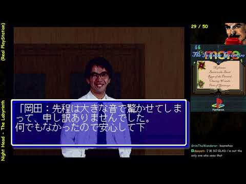 Scène de jeu de Night Head: The Labyrinth sur PS One
