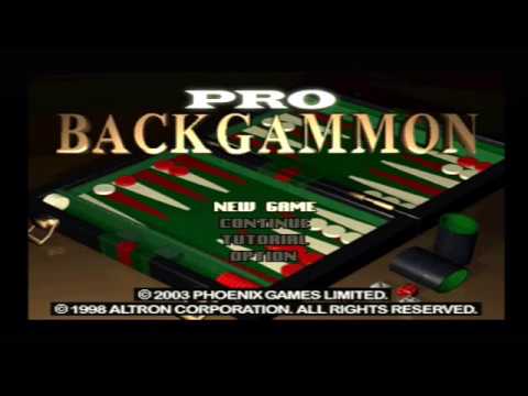 Backgammon 2000 sur Playstation