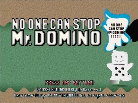 Photo de No One Can Stop Mr. Domino! sur PS One