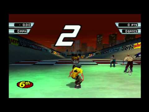 Scène de jeu de 3Xtreme sur PS One