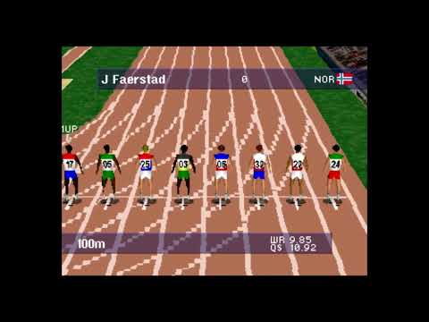 Scène de jeu de Olympic Summer Games sur PS One