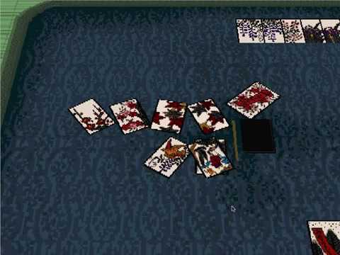 Illustration vidéo de Oyaji no Jikan: Nechan, Hanafuda de Shoubu Ya sur PS One