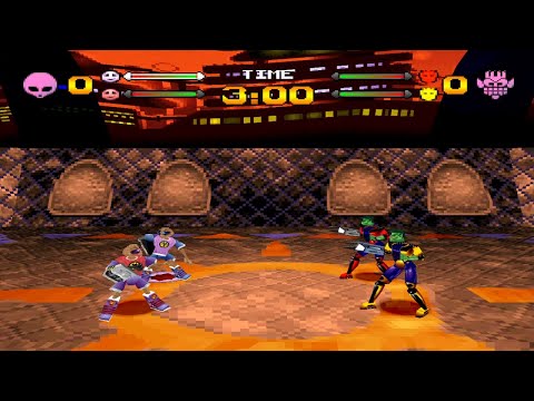 Scène de jeu de Pitball sur PS One