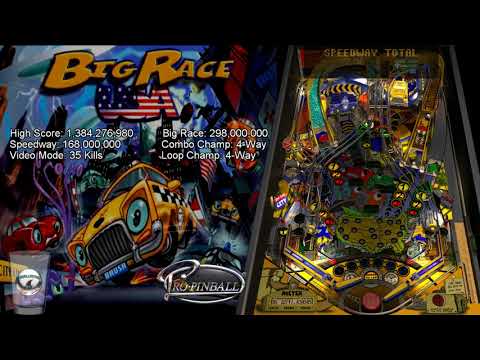 Illustration vidéo de Pro Pinball: Big Race USA sur PS One
