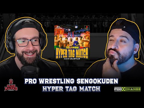 Scène de jeu de Pro Wrestling Sengokuden: Hyper Tag Match sur PS One