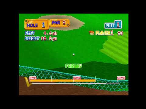 Illustration vidéo de Putter Golf sur PS One