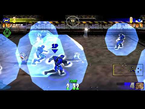 Scène de jeu de Rageball sur PS One