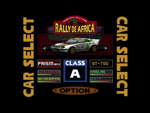 Capture de Rally de Africa sur PS One