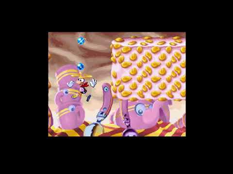 Scène de jeu de Rayman Junior Level 3 sur PS One