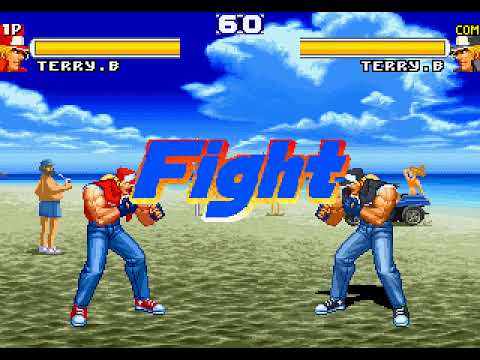 Scène de jeu de Real Bout Garou Densetsu sur PS One