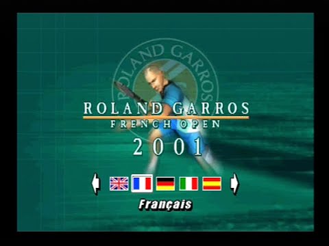 Screen de Roland Garros 2001 sur PS One
