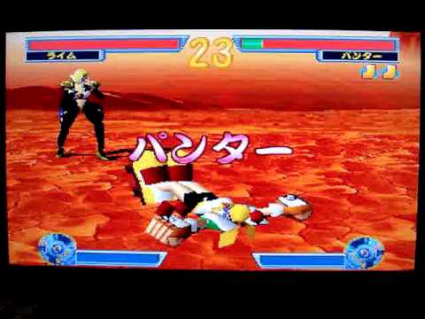 Scène de jeu de Sabre Marionette J: Battle Sabres sur PS One