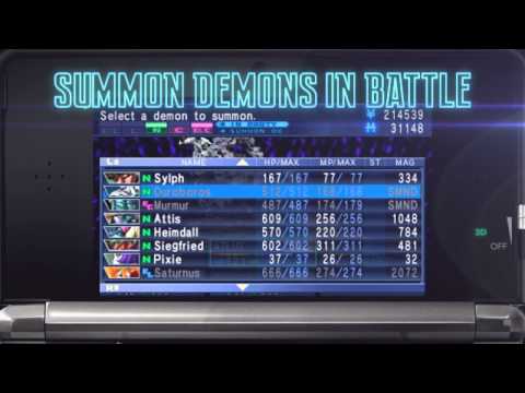 Scène de jeu de Shin Megami Tensei: Devil Summoner: Soul Hackers sur PS One