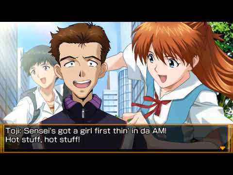 Scène de jeu de Shinseiki Evangelion: Koutetsu no Girlfriend sur PS One