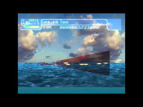 Scène de jeu de Shooter: Space Shot sur PS One