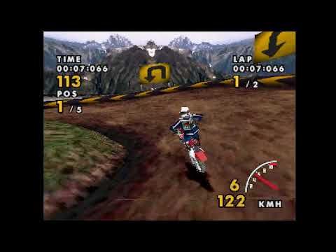 Scène de jeu de Simple 1500 Series Vol. 17: The Bike Race sur PS One